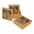Handicraft Wooden Tea Coasters