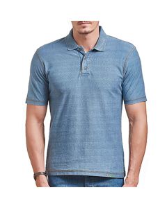 Light Grey Men's Polo Neck Tshirt-XXL